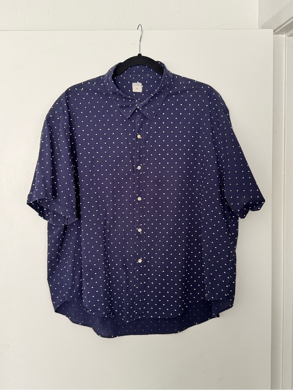 Women’s Navy Button-Down Shirt - M